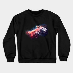 Nebula Flowers - Cute Fox Crewneck Sweatshirt